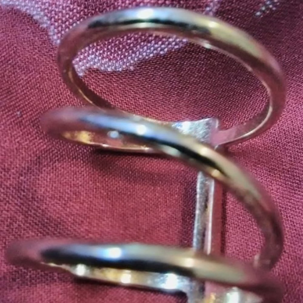 Crystal bar ring - Picture 3 of 5